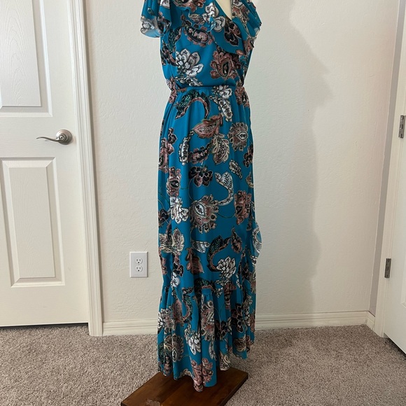 Women's Apt. 9 Ruffle Wrap Maxi Dress - Picture 7 of 15